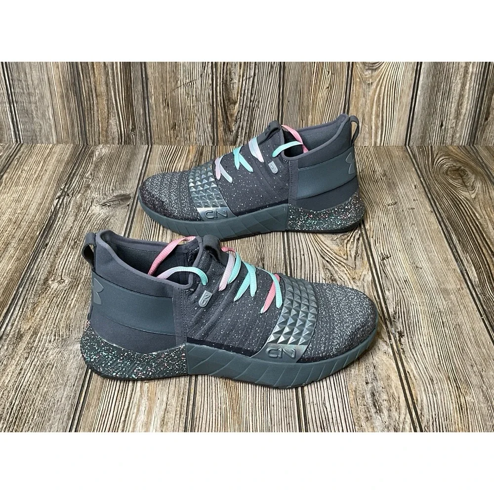 Under Armour UA Men's C1N Training Sneakers Shoes Rhino Grey Steel Size 8 US NEW
